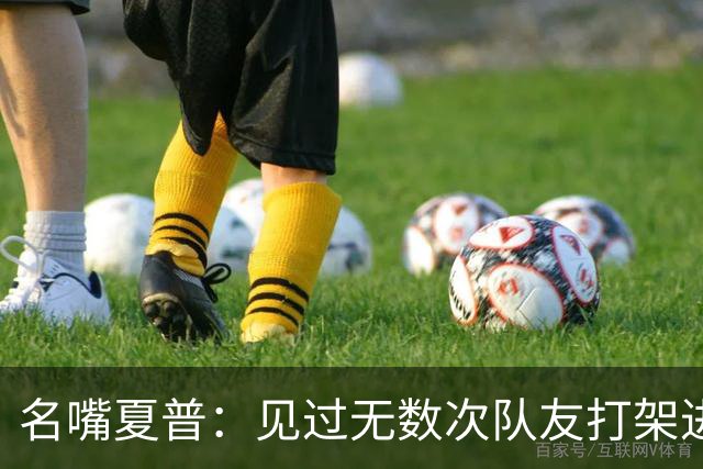 名嘴夏普：见过无数次队友打架进医院 从没见过像阿里纳斯式拔枪